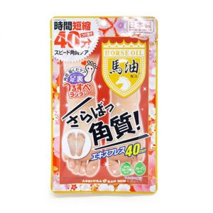 Ashiura Ran Run Express Horse Oil foot peeling mask 1P