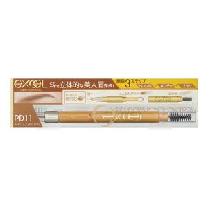 Sana Excel Powder & Pencil Eyebrow EX PD11 Apricot Brown
