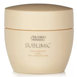 NEW Shiseido Sublimic Aqua Intensive Mask (Dry, Damaged Hair) 200g Mens Hair