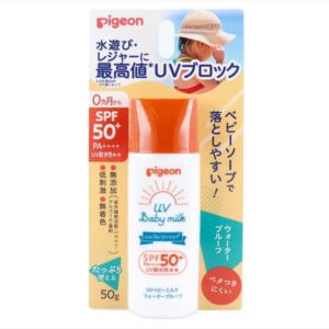 Pigeon UV Baby Milk Waterproof Sunscreen SPF50+ PA++++ 50g