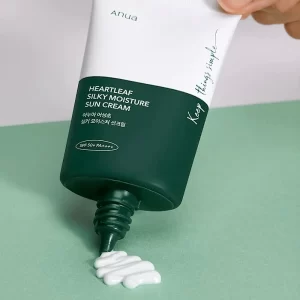 ANUA HEARTLEAF SILKY MOISTURE SUNSCREEN 50ML