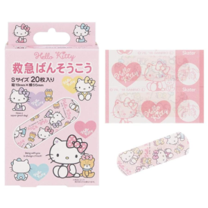 SKATER First Aid Bandages 20 Pieces Hello Kitty Sanrio 19mm x 55mm