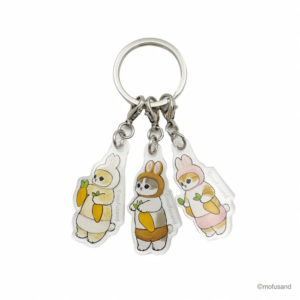Mofusand - Triple acrylic key ring rabbit mofusand [Marimo Craft]